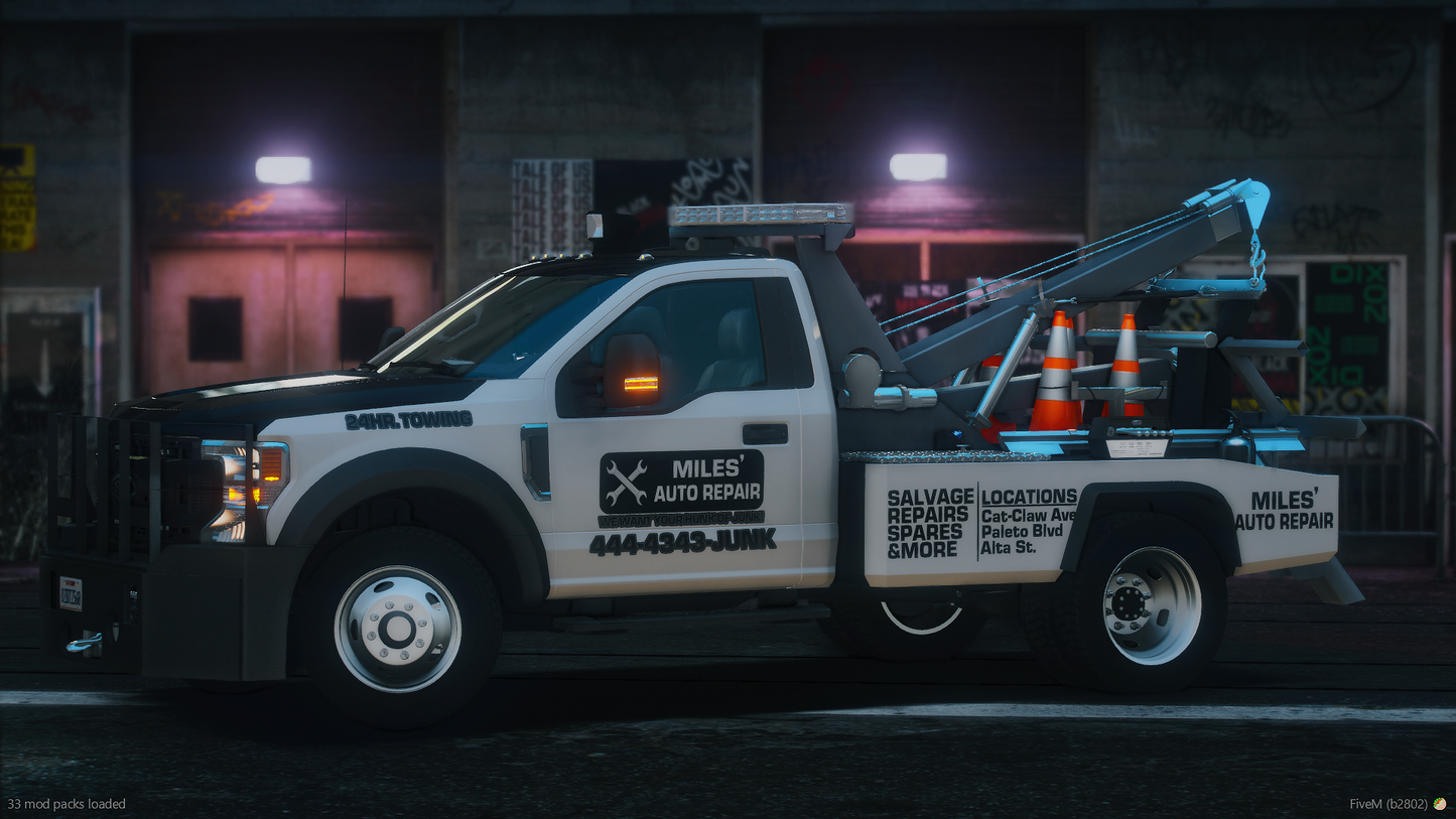 Miles Auto Repair-Lackierung + EUP-Paket