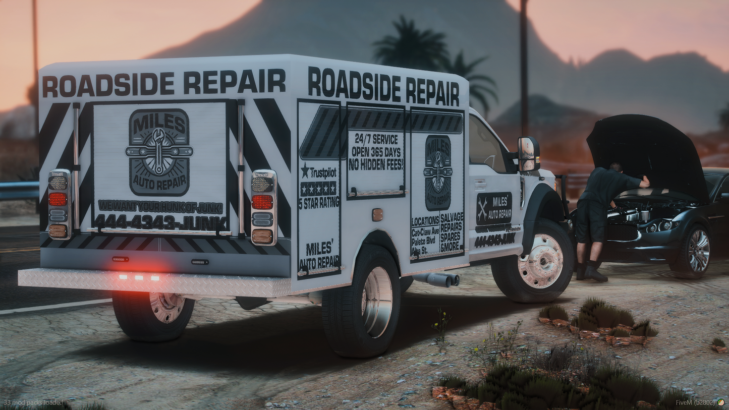 Miles Auto Repair-Lackierung + EUP-Paket