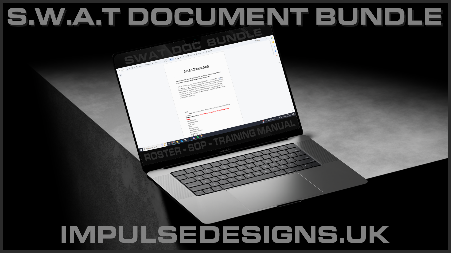 S.W.A.T Document Bundle – Impulse Designs